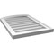 Ekena Millwork Arch Top Surface Mount PVC Gable Vent: Functional, w/ 2"W x 1-1/2"P Brickmould Frame, 18"W x 26"H GVPAR18X2602SF - alternate 3